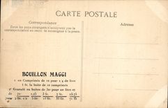 CPA Paris les Invalides Publicite Maggi