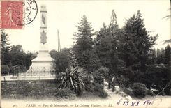 CPA Paris Parc de Montsouris La Colonne Flatters 