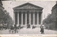 CPA Paris la Madeleine & rue royale 