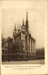 CPA Paris Sainte Chapelle Exterieur Collections de l'Oeuvre de la Sainte enfrance 
