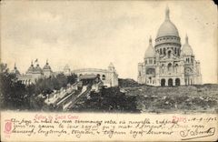 CPA Eglise du Sacre Coeur Paris 