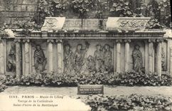 CPA Paris Musee du Cluny Vestige de la Cathedrale Saint Pierre de la Martinique 
