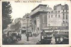 CPA Paris Boul et Porte St Martin 