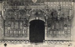 CPA Limoges Interieur de la Cathedrale Le Jube