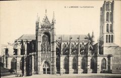 CPA Limoges la Cathedrale