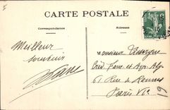 CPA Limoges Jardin d'Orsay Le Chene et le Rosseau