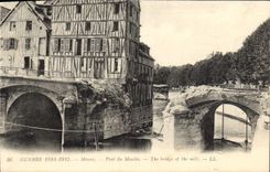 CPA Meaux Guerre Pont du Moulin