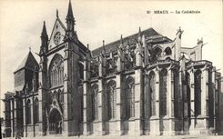 CPA Meaux La Cathedrale