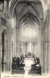 CPA Meaux Cathedrale la Nef