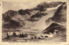 CPA Route des Alpes Dauphine Col du Lauteret (2056 m) les Hotels et le Combeynot