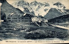 CPA Le Dauphine Le Lautaret (2075 m) Les Hotels et le glacier de l'Homme