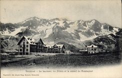 CPA Le Dauphine Le Lautaret Les Hotels et le massif du Combeynot