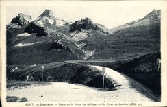 CPA Le Lautaret Debut de la Route du Galibier et Pic Blanc du Galibier (2956 m)