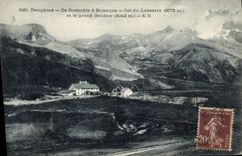 CPA Dauphine de Grenoble a Briancon Col du Lautaret (2075 m) et le Grand Galibier (3242 m)