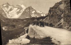 CPA Le Dauphine Route du Lautaret Le Glacier de l'Homme