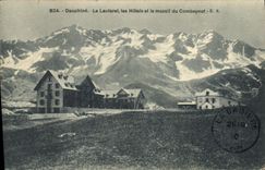 CPA Dauphine Le Lautaret Les Hotels et le massif du Combeynot