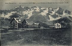 CPA Dauphine Le Lautaret (2075 m) les Hotels et Massif de Combeynot