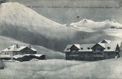 CPA Dauphine Le Lautaret (2075 m) les Hotels et le GSalibir (Hiver)