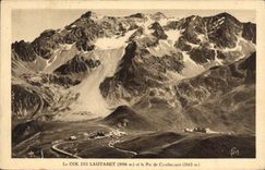 CPA Le Col du Lautaret (2058 m) et le Pic de Combeynot (3163 m)