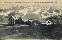 CPA Dauphine Le Lautaret (2075 m) les Hotels et Massif de Combeynot