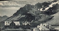 CPA Dauphine Le Lautaret les Hotels le Jardin alpin et le Combeynot
