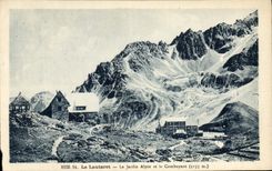 CPA Le Lautaret Le Jardin Alpin et le Combeynot