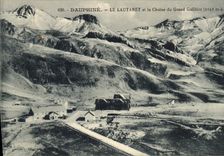 CPA Dauphine le Lautaret et la Chaine du Grand Galibier (3242 m)