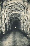 CPA Dauphine Route de la Grave au Lautaret Le Tunnel