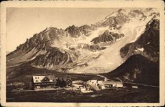 CPA Dauphine Col du Lautaret (2056 m) les Hotels et le Combeynot (3155m)