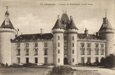 CPA Charente Chateau de Verteuil facade Ouest