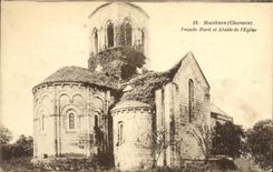 CPA Mouthiers (Charente) Facade Nord et Abside de l'Eglise