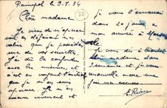 CPA Paimpol Une allee du Bois
