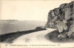 CPA Paimpol (C du N) Le Tournant de la Pointe de l'Arcouest