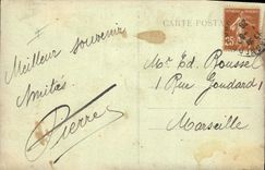 CPA Les Pyrenees Route du Col d'Aspin au fond l'Arbizon