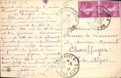 CPA Les Hautes Pyrenees Arrens Chapelle d'Azun et Vallee