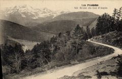 CPA Les Pyrenees Route du Col d'Aspin