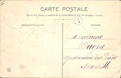 CPA Les Pyrenees Lac D'Auman (2202 m) et Massif du Neouville (3092 m)