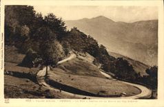 CPA Vallee d'Aure Arreau Le fer a Cheval de la Route du Col d'Aspin