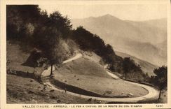 CPA Vallee d'Aure Arreau Le fer a Cheval de la Route du Col d'Aspin