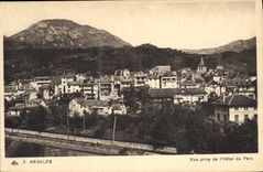 CPA Argeles Vue prise de l'Hotel du Parc