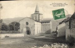 CPA Hautes Pyrenees Environs d'Argeles Gazost Eglise de Saint Savin