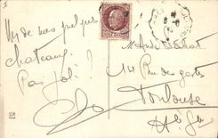 CPA Les Hautes Pyrenees Argeles Chateau et Massif du Viscos