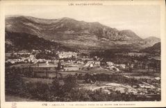 CPA Les Hautes Pyrenees Argeles Vue generale prise de la Route des Eaux Bonnes