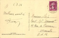 CPA Les Pyrenees Environs de Cauterets Le Lac de Gaube (alt 1720 m)