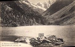 CPA Environs de Cauteret Lac de Gaube (alt 1726 m)