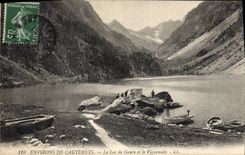 CPA Environs de Cauteret Lac de Gaube et le Vignemale