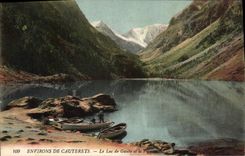CPA Environs de Cauteret Lac de Gaube et le Vignemale