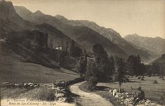 CPA Route de Luz a Gavarnie Gedre Vue generale