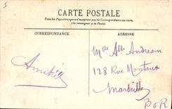 CPA Environs d'Argeles Gazost Route du Lac d'Estaing