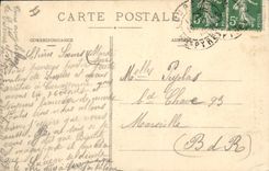 CPA Les Pyrenees Route du Pont d'Espagne Cascade du Cerisey